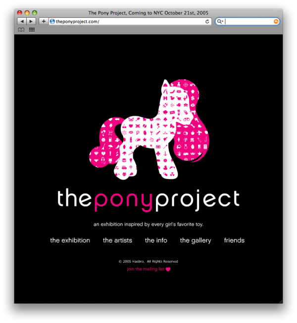 hasbro_pony_project_website_design hasbro_pony_project_website_design